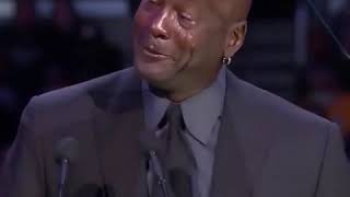 Michael Jordan makes a joke on his crying meme in Kobe Bryant memorial speech (2020)