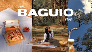 BAGUIO VLOG 2024  chill day, Cute cafes, food trip  sulit restos & a picnic!