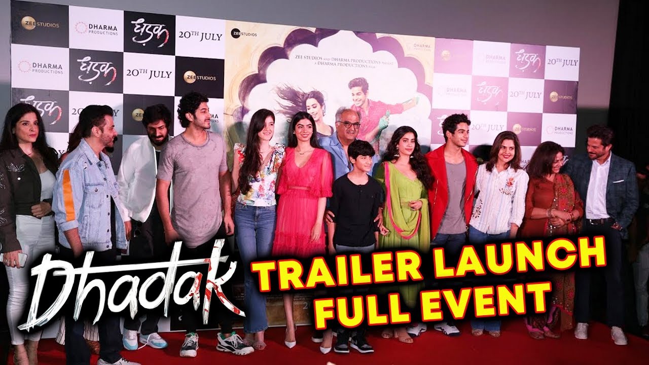 DHADAK OFFICIAL TRAILER LAUNCH | FULL EVENT | Janhvi Kapoor, Ishaan Khattar