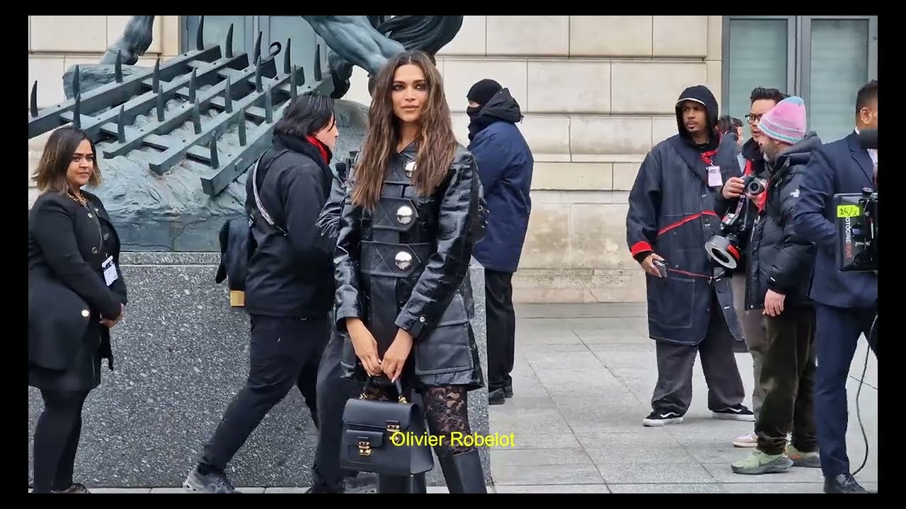 Deepika Padukone attends the Louis Vuitton show at Musee d'Orsay