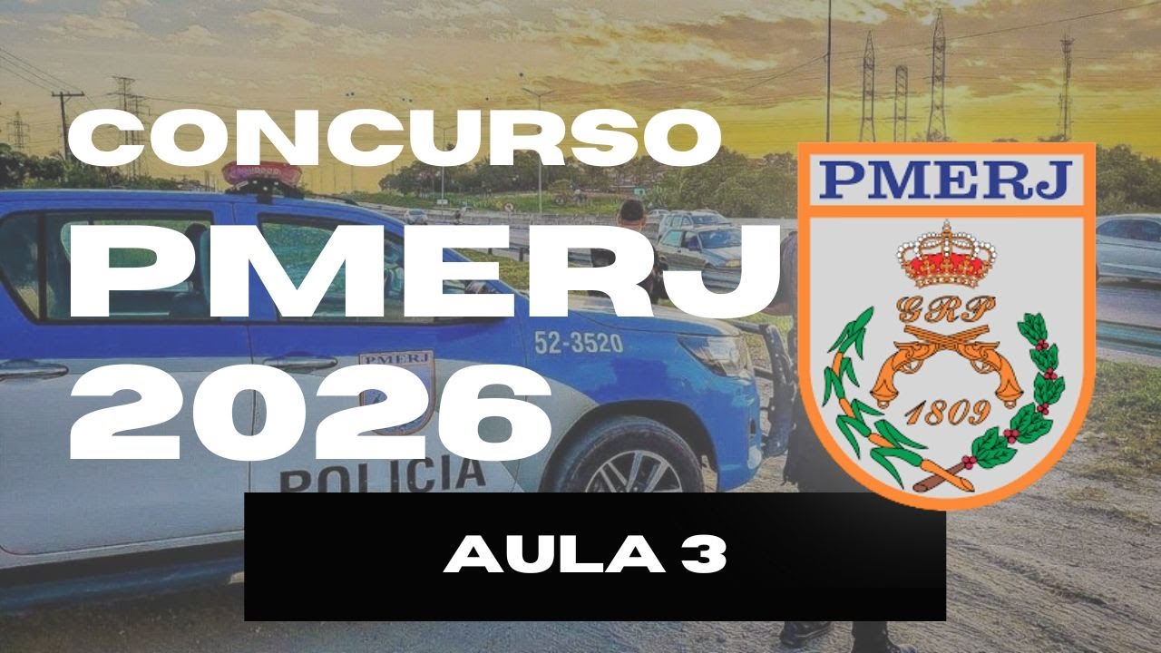 PMERJ 2026 - AULA 3 - MATEMÁTICA