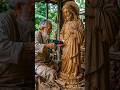 Man Carving Jesus Christ Statue by Hand | Amazing Sculpture Art #aianimation#youtubeshorts #ytshorts