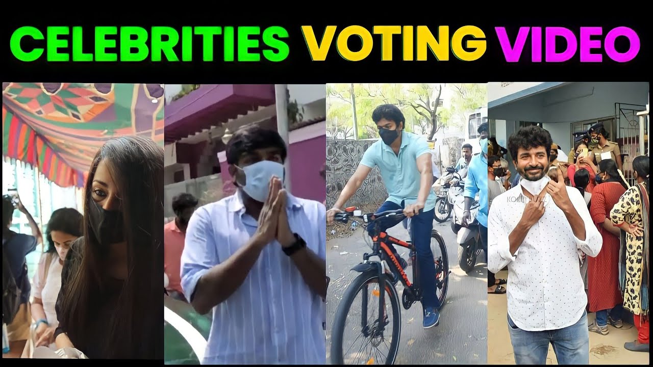 Exclusive Video : Celebrities Voting Video | Vijay , SK , VjS , Trisha | The Infinity YouTubeChannel