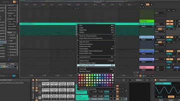 Ableton 12 update - Bounce MIDI to new audio track.