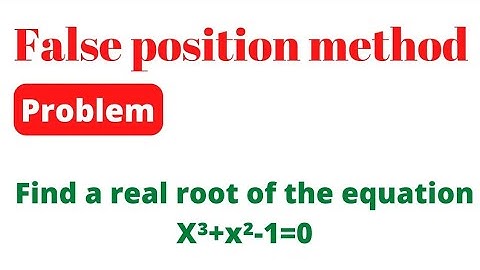 False position method problem in Bangla|Regula falsi method|Numerical method. #gravity360