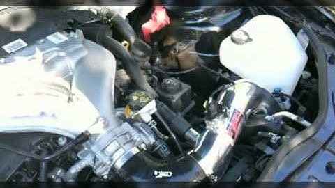 2010 Camaro V6 Stock vs Injen CAI