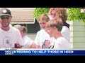 Volunteer group arrives in Lincoln to help with home repairs