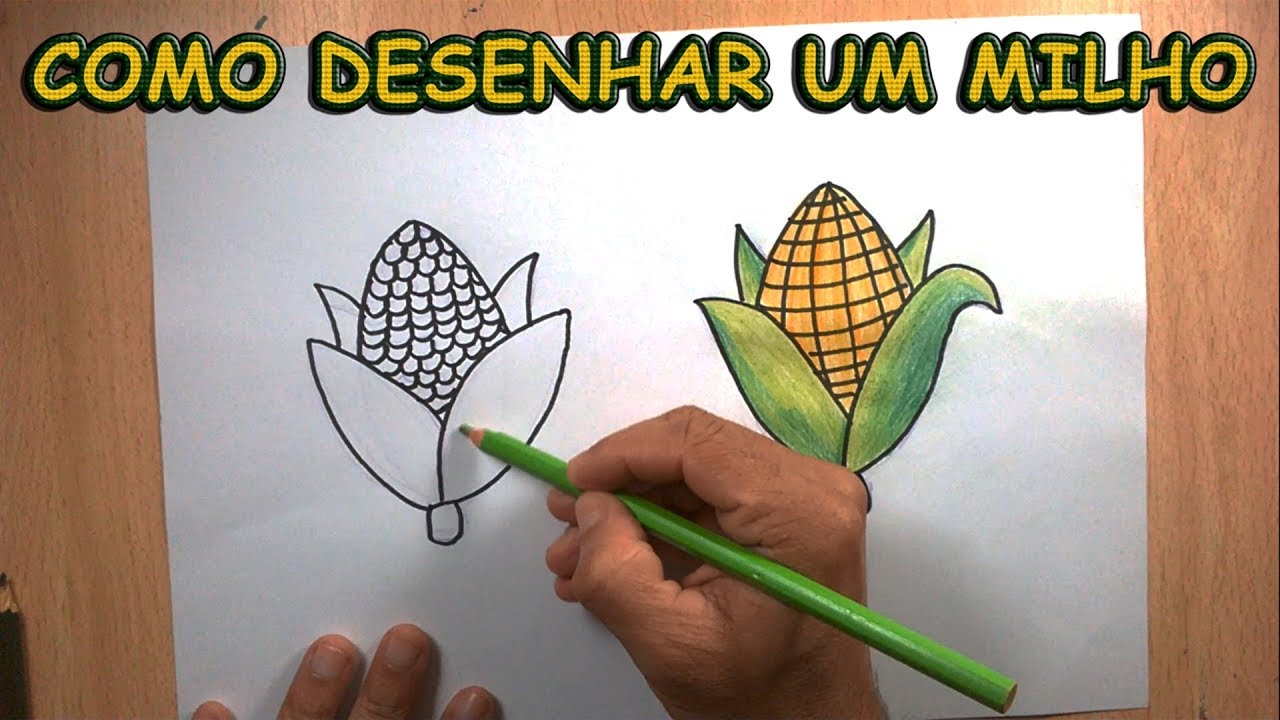 Como Desenhar um Milho | Desenho Especial de São João - YouTube