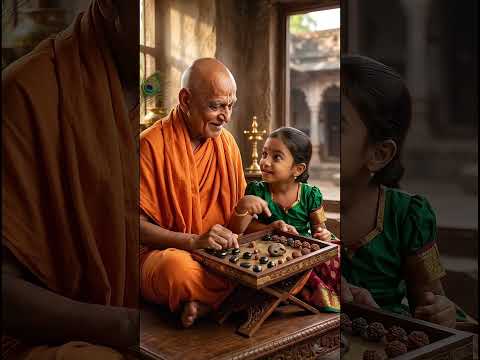 जेव्हा स्वामीजींनी धनाला शिकवला खेळ... 🌸✨