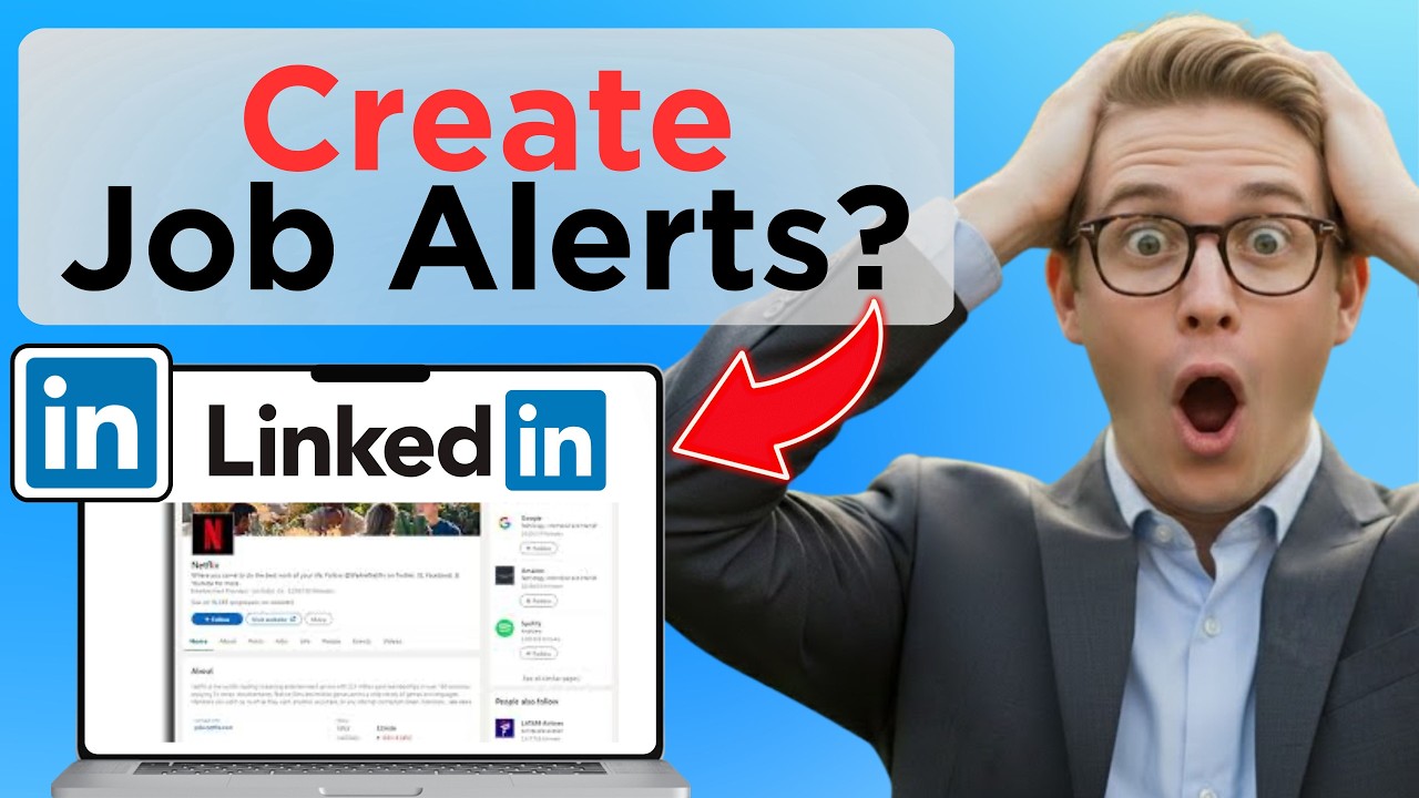 How to Create Job Alerts on LinkedIn (Easy Guide) - YouTube