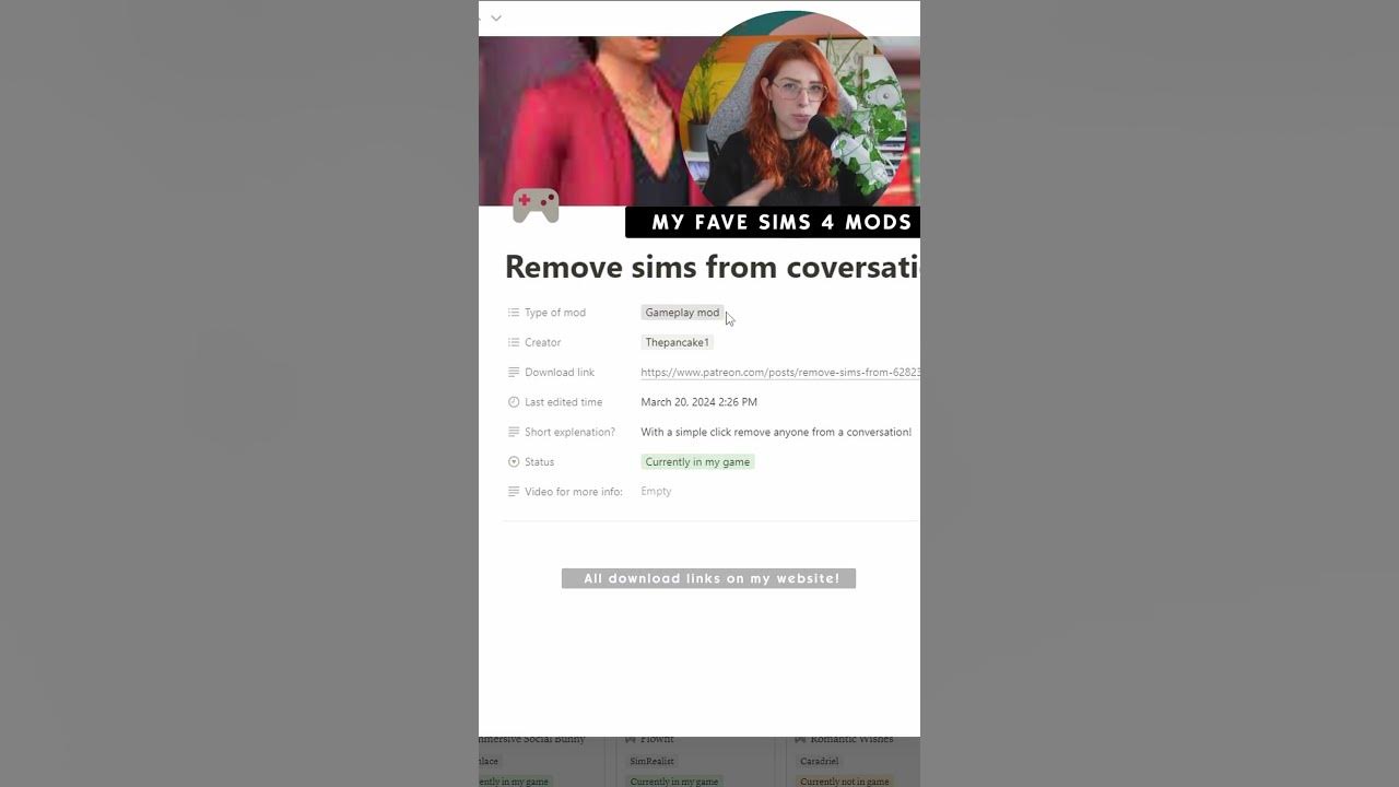 EASILY remove sims from conversation! sims4 YouTube