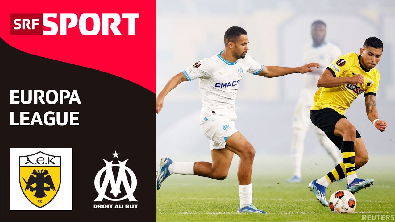 AEK Athen - Olympique Marseille Highlights - Runde 4 Europa League SRF Sport