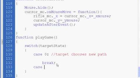 Flash Shooter Game 7 - Actionscript 2.0