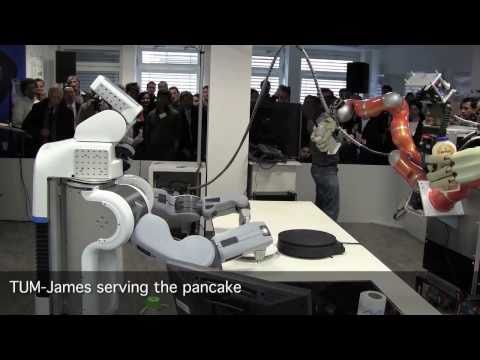 Robotic Roommates Making Pancakes