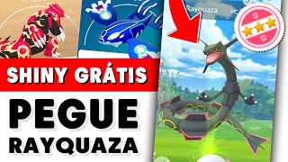 🔴 Pegando KYOGRE SHINY LENDARIO Pokemon Go! Passe GRATIS AGORA 