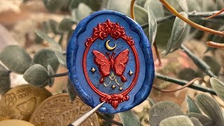 Wax Sealing Madness: Using Butterfly Stamps Intricately