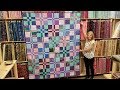 Donna's FREE "Twist and Shout" Disappearing Four Patch Quilt pattern!