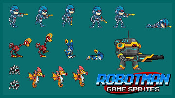Robotman - Game Sprites