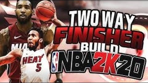 THE BEST SPEEDBOOSTING 2WAY FINISHER BUILD IN NBA2K20 !!