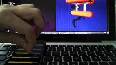 Robotic arm control in simulation with Android through rosjava