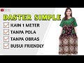 DIY home wear || cara membuat daster simple || kelas menjahit pemula