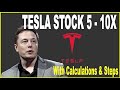 TESLA 2030 STOCK PREDICTION | Base &amp; Bull Case | Post Split | Calculations | Analysis