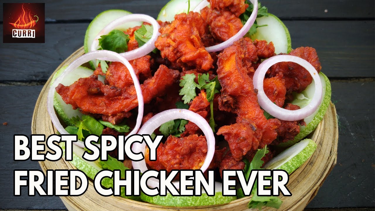 Spicy Fried Chicken Strips I Easiest Crispy & Spicy Chicken Fingers I