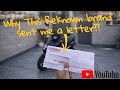 Why This Reknown Brand Sent Me A Letter!!!!🤔. Yamaha Recall or Mistake???.Full Information