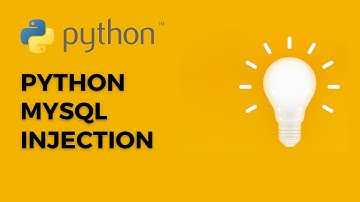 Python MySQL  Tutorial - Preventing MYSQL Injection attack