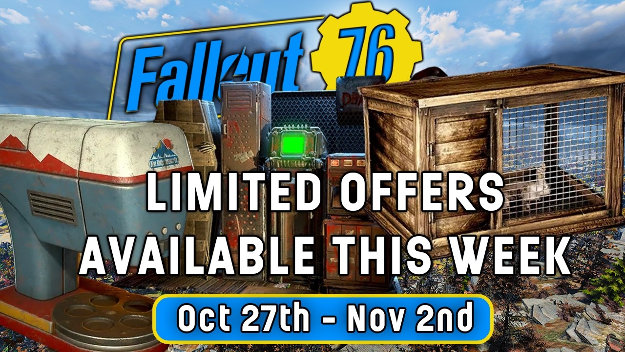 This Week’s Atomic Shop Limited Time Offers In Fallout 76