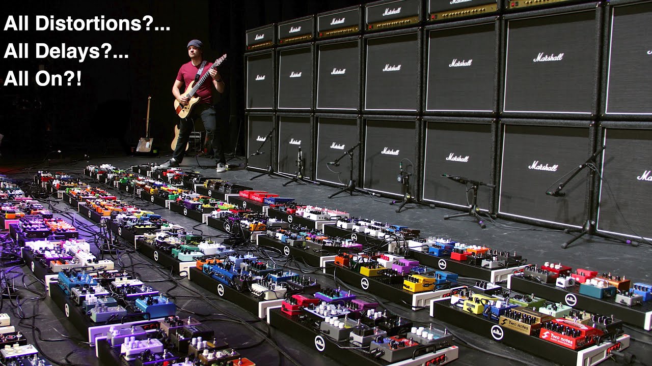 ÉVÉNEMENT - Découvrez le plus grand pedalboard au monde