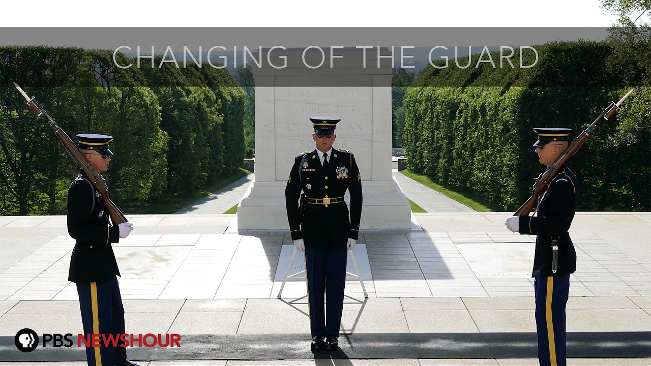 He Tried To Mess With A Guard Of The Tomb Of The Unknown Soldier