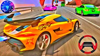Racing in Highway Car Simulator 3D - Crazy for Speed Extreme Sport Car Driving - Android GamePlay screenshot 5
