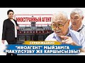 Иноагент мыйзам долбоору боюнча баш калаа тургундарынын пикири