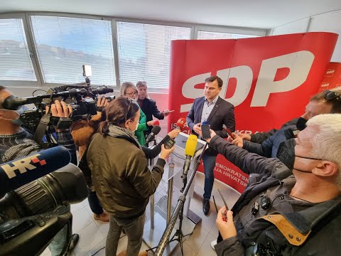 Konferencija za medije SDP-ovog vijećnika Danijela Ferića