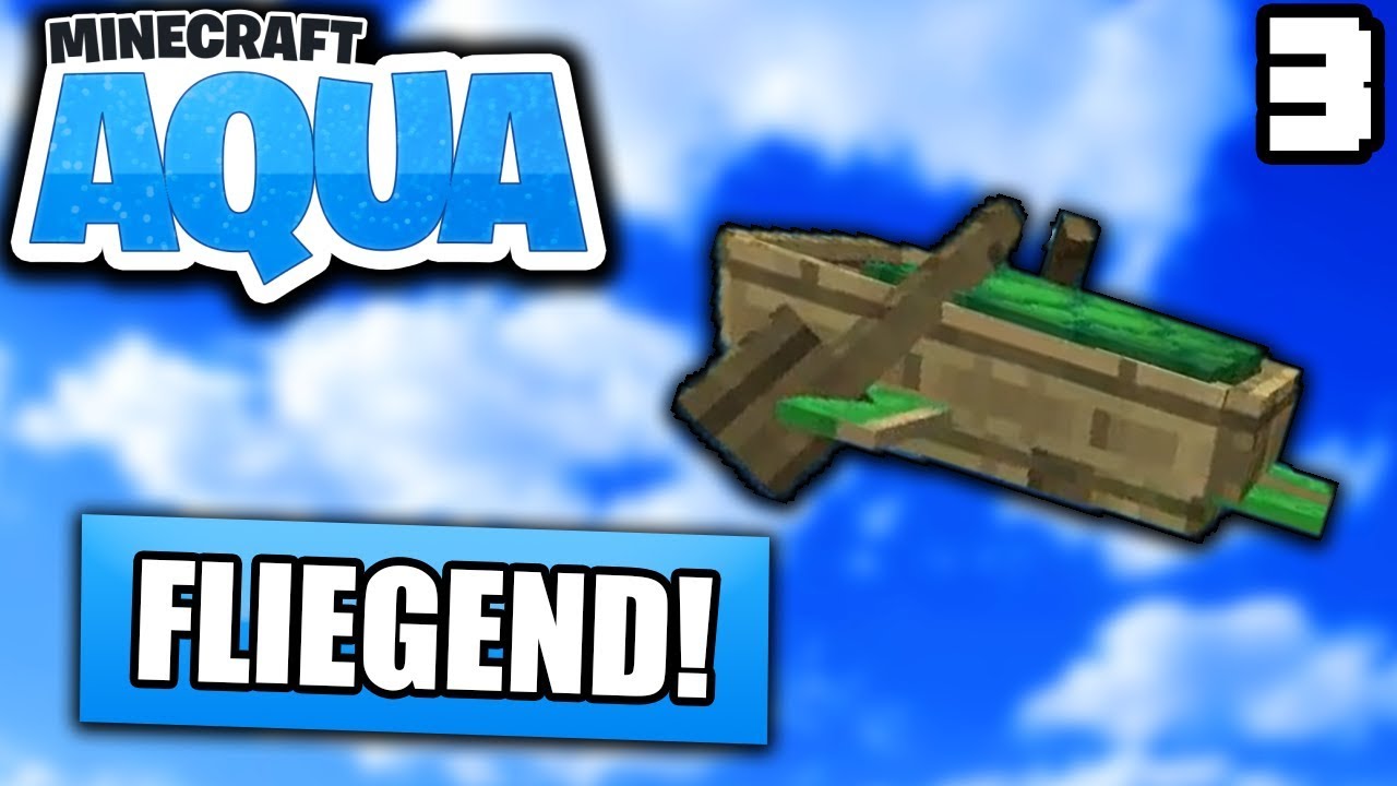 Fliegende Boot Schildkröte | Minecraft Aqua - YouTube