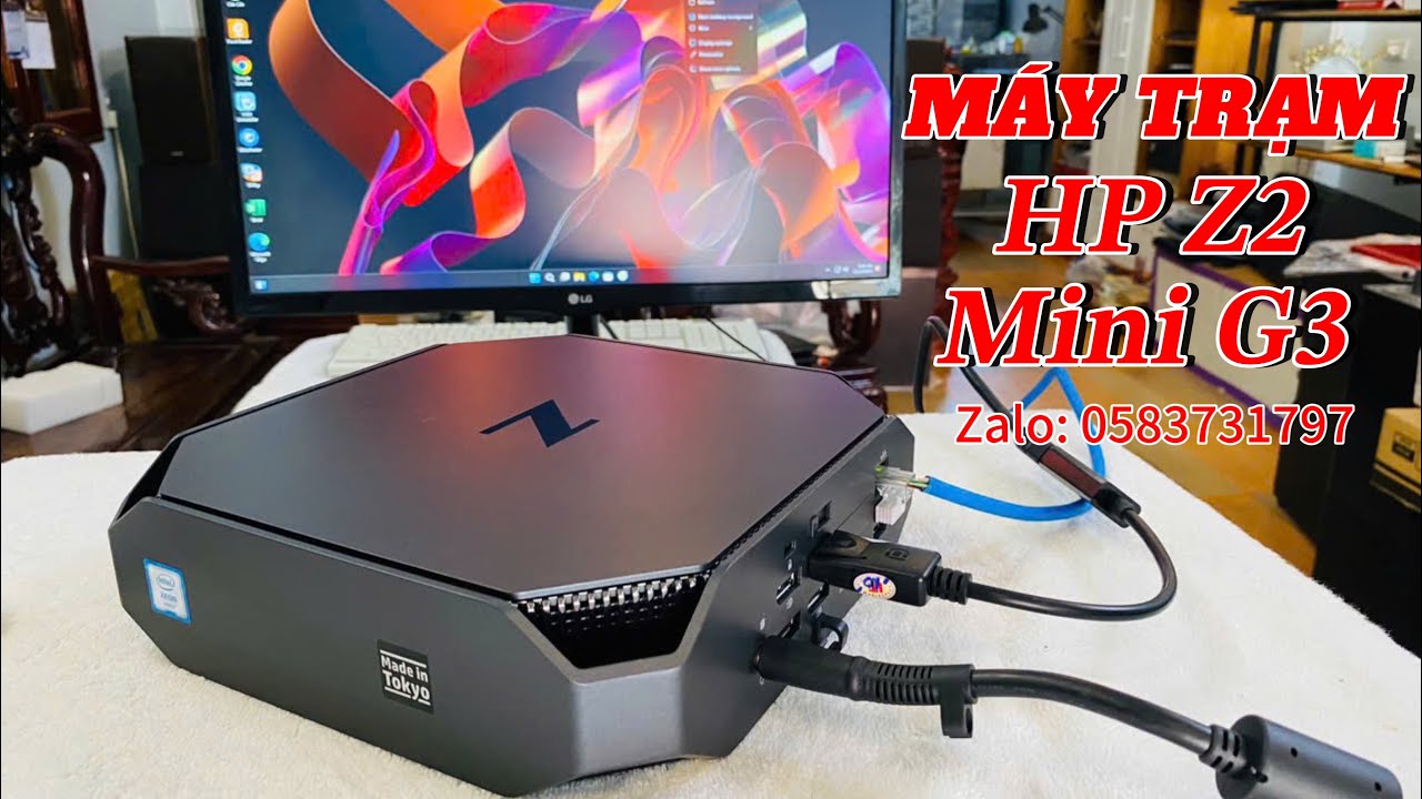 🔴Review PC máy trạm 𝐇𝐏 𝐙𝟐 𝐌𝐢𝐧𝐢 𝐆𝟑 Xeon E3-1245v5, Ram