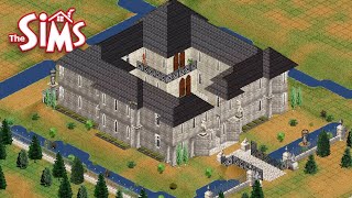 Building a Medieval Castle in The Sims 1