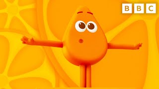 Orangey Energy Song For Kids Colourblocks Cbeebies