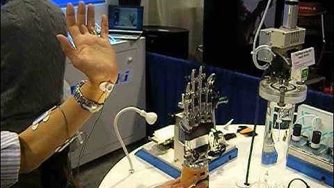 Creepy real life Terminator robot hand CNC 3D printing factory automation Exciting new today