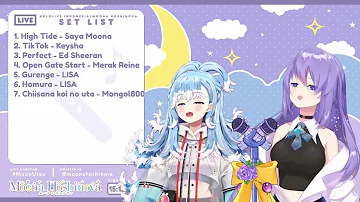 Chiisana Koi no Uta - MONGOL 800/ Moona & Kobo Karaoke / [ HoloID | Moona Hoshinova & Kobo Kanaeru ]