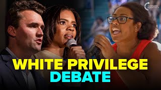 Charlie Kirk & Candace Owens DESTROY Woman's White Privilege Claims 👀🔥