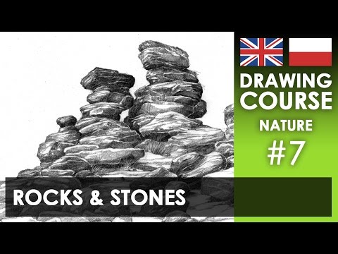 Drawing Tutorial Mountain Lake Kurs Rysunku Górskie