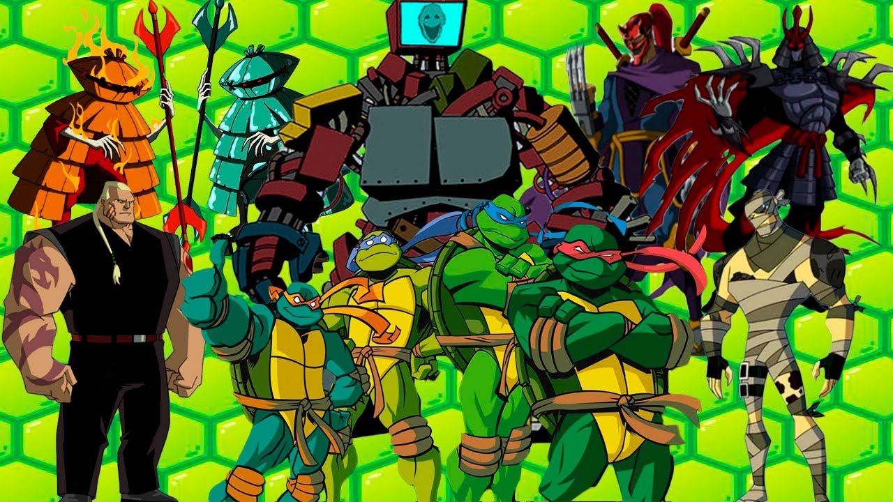 20 ЗЛОДЕЕВ ЧЕРЕПАШЕК НИНДЗЯ 2003 (Ностальжи)