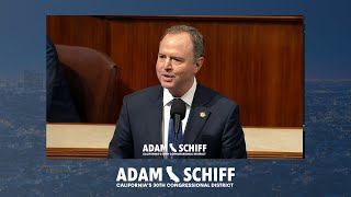 Rep. Adam Schiff Speech on House Floor in Response to MAGA-Backed Censure