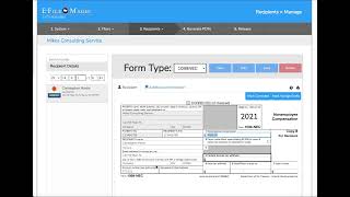 Correcting a 1099-NEC that was created in another system in E-File Magic