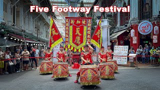 Drums Performance | Five Footway Festival | Chinatown Singapore