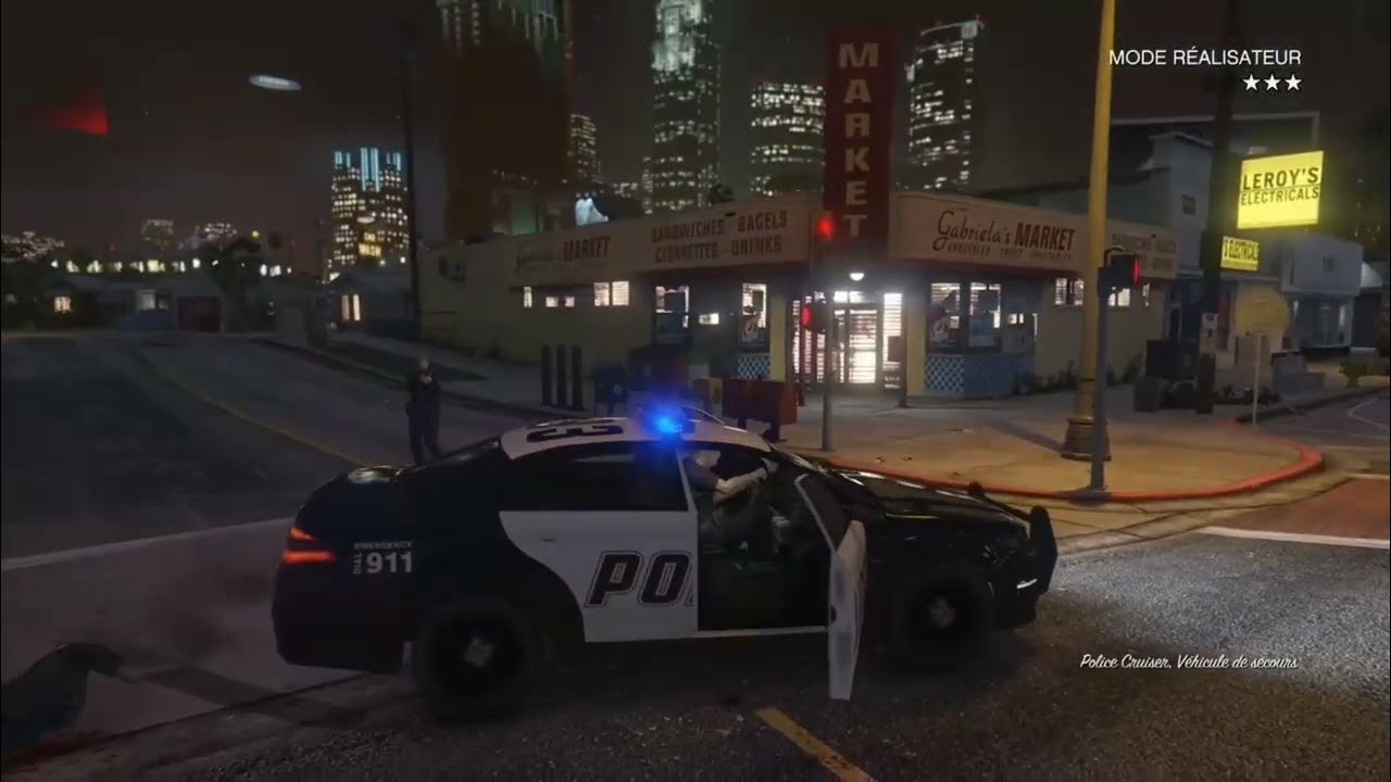 comment devenir policier sur GTA 5 en mode histoire sur Xbox YouTube