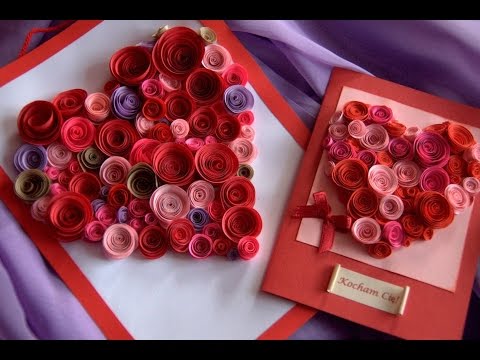 Wideo: Jak Zrobić Piękną Walentynkową Kartkę DIY Z Papieru