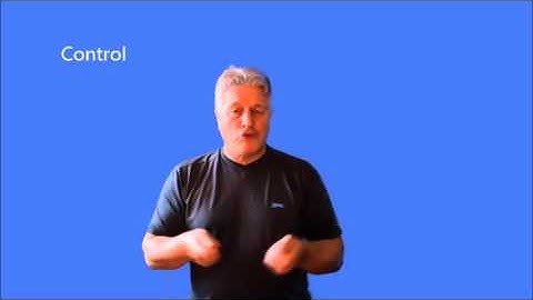 British Sign Language "Classifiers" A (2016)